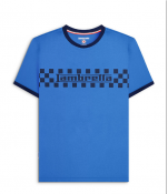 Lambretta Two Tone Ringer Tee Dark Blue/Navy
