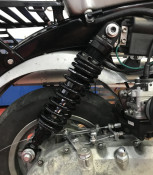 Pair of reduction bushes to convert S3 BGM rear shock absorber for Lambretta Lui Vega Cometa