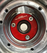 CNC drive side oilseal plate with 'O' ring + Viton oilseal for Lambretta J + Lui Vega Cometa