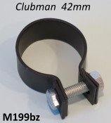 Main exhaust clamp for 42mm 'Clubman' exhaust