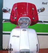 High quality Casa Performance Sports screen for Lambretta V-Special (Red)