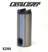 Extended sliding piston for extended kickstart shaft for CasaCover engine sidecasing