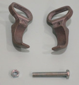 Clamp guide for gearchange and rear brake cables (under footboards) for Lambretta LD '57