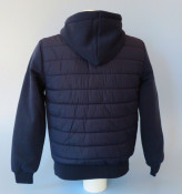 Padded 'Baffle' hooded body warmer jacket by Lambretta