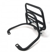 Black upright rear carrier accessory for Lambretta V-Special