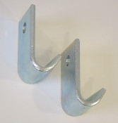 Pair of splashplate stand hooks (economic version) for Lambretta S2 + S3 + DL GP