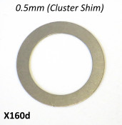 Special 0.5mm CLUSTER shim for Cyclone 5 Speed gearbox