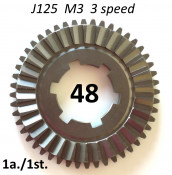 48T tooth 1st. gear cog for Lambretta J125 M3 (3 speed)