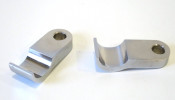 Chrome clamp for handlebar mirror Lambretta LD '57
