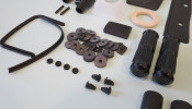 Complete high quality rubber parts set for Lambretta GP/DL
