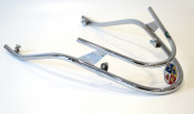 Chromed front mudguard bumper accessory for Lambretta GP / DL