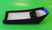 'Dante Sportback' sports seat (black + blue) Lambretta LI + TV + SX + Special + GP/DL +Serveta
