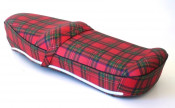 Tartan RLC Pegasus 'flatbase' seat for Lambretta S1 + S2 + S3 (low fronted version) 