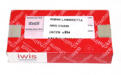 Transmission chain IWIS 81 link Lambretta LI + TV2/3 + SX + Special + DL/GP + Serveta