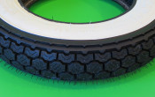 High quality Continental 3.50 x 10" white-wall tyre