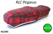 Tartan RLC Pegasus 'flatbase' seat for Lambretta S1 + S2 + S3 (low fronted version) 