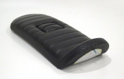 Special low profile seat for fibreglass rear bodywork section X107. Black with black stitching.