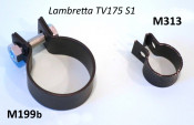 Large exhaust clamp for Lambretta TV175 S1