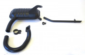 Complete 'Innocenti' exhaust for Lambretta LI S1 ('58 models)