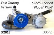 PREORDER NOW! Complete Casa Performance SS225 5 speed engine Turismo Veloce for Lambretta S1 + S2 + TV2 + S3 +TV3 + Special + SX + DL + Serveta