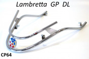 Chromed front mudguard bumper accessory for Lambretta GP DL