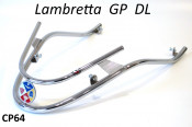 Chromed front mudguard bumper accessory for Lambretta GP / DL
