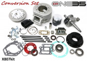 Casa Performance CP One35 full conversion kit Lambretta J + Vega 4 speed engine