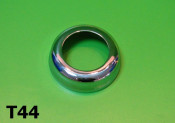 Lower steering bearing race chrome cover