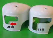 Scootopia metal head cowling for Lambretta GP DL models