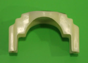 Front plastic badge for steering column for Lambretta E + F