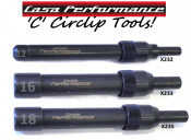 Special Casa Performance tool for inserting 18mm 'C' shaped piston circlips