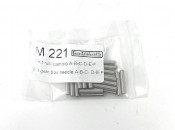 Gearbox needle roller bearings kit Lambretta A + B + C + LC + D + LD + E + F