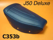 Blue single seat cover (only) for Lambretta J50 Deluxe