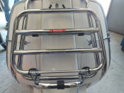 Chrome front carrier accessory for Lambretta V-Special