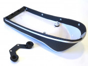  'Dante Sportback' sports seat (grey + black) Lambretta LI + TV + SX + Special + GP/DL + Serveta