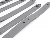 Rubber profiles kit for Lambretta LI 125cc S1 + S2 platform strips