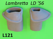 Pair of outer cable protection rubber guides (for horncasting) Lambretta LD '56