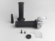 Quick action throttle grip -TOMMASELLI Ø=22mm horizontal- Alloy