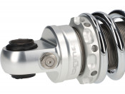 Rear shock absorber -BGM PRO R12 V3 Silver Edition RGS, 300-310mm- Lambretta LUI, VEGA, LUNA, COMETA - chrome