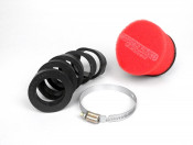 Marchald red 6.5cm high performance air filter for carbs with an EXTERNAL mouth of 46 - 62mm