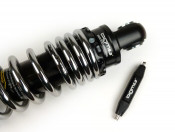 BGM PRO R12 V2 rear shock - Black / Chrome - Lambretta S1 + S2 + S3 + SX + GP + Lui