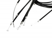 BGM Pro complete cables kit - Black - Lambretta S1 + S2 + S3 + SX + DL/GP