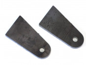 Pair of weld-on front shock absorber damper mounting brackets