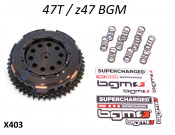 Clutch BGM PRO Superstrong - 47t - 10 springs + 6 plate - Lambretta S1 + S2 + S3 + SX + DL / GP