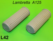 Grey handlebar grips Lambretta A125