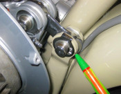 Special washer for torsion bar pins Lambretta D + LD