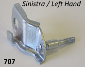 Front shock lower bracket - Left side - Lambretta S1 + S2 + SX + DL + Serveta
