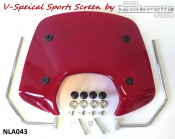 High quality Casa Performance Sports screen for Lambretta V-Special (Red)