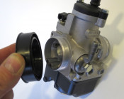 Plastic carburettor mouth filter adaptor ring for Dell'Orto PHBH 28 / 30mm