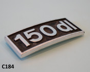 Legshield badge '150DL'